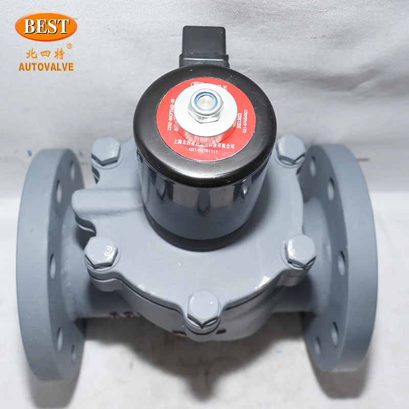 Valves Normally Open Z292 Carbon Steel 220V 24V AC DC 2 Way Pilot Operated Piston NO Solenoid Valve