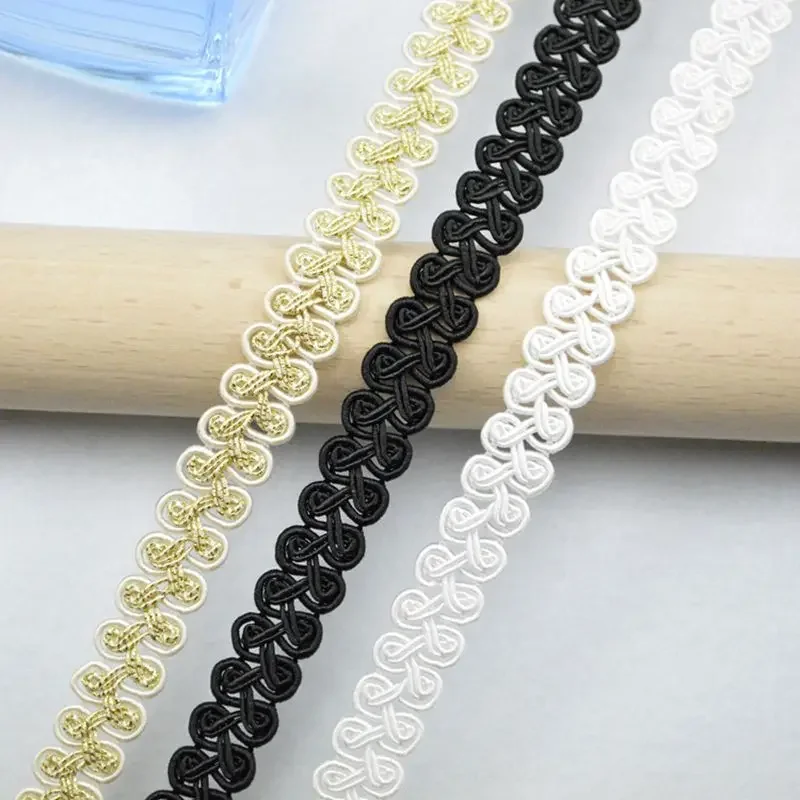 

5 метров/196,85 дюймов в каждой упаковке: Новая кружевная тесьма для одежды, аксессуары для вечерних платьев, изысканные украшения для выпускных вечеров, головные уборы с узором «восьмерка»