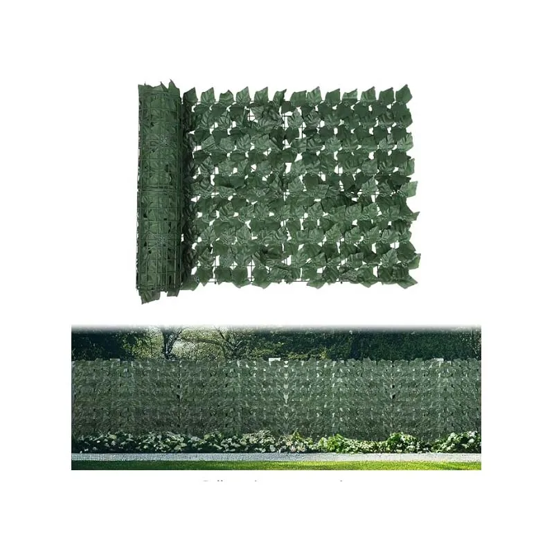 

Artificial Ivy Screen Privacy Screen Cover with Flowers,Vines Leaf Covering Wall Decoration for Outdoor Patio Balcony Apartment