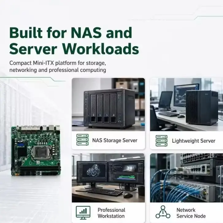 Topton C246 NAS ITX Motherboard 8*SATA3.0 4*I226 2.5G 2*M.2 NVME 2*DDR4 PCIE 16X NAS Board LGA1151 Support 8th/9th Core Xeon CPU