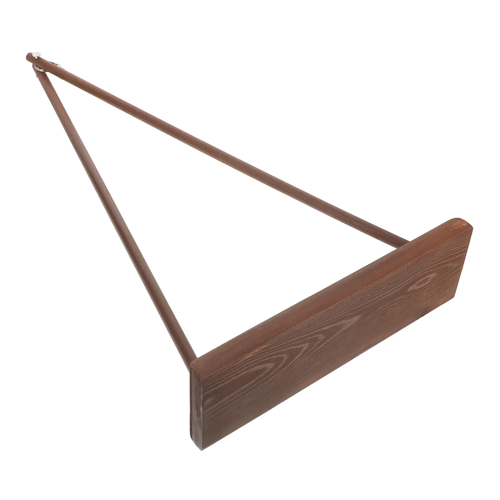 Japanese Windchime Stand Natural Wood Triangle Hanging Rack Indoor Wind Chime Holder Decorative Vintage Bell Display Stand Home