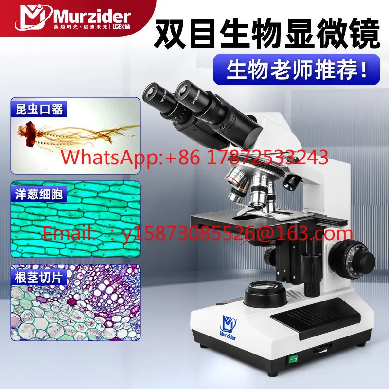 Dual eye LCD digital microscope MSD4200, a specialized biological microscope for university laboratories