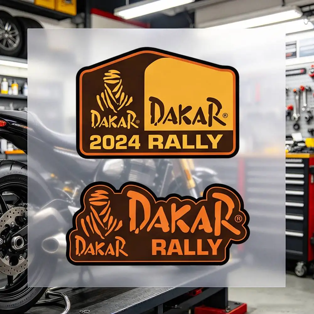 D-Dakar R-Rally Waterproof Stickers For Decorating Car Windows Motorcycles And Computers