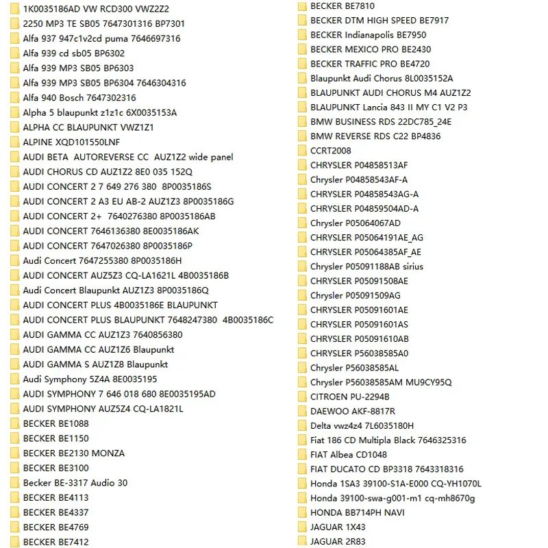 Radio samochodowe kalulator kod odblokowujący kod kalulatora w Eeprom dla Alfa dla BECKER dla Honda dla Nissan dla BMW...ect wiele samochodów