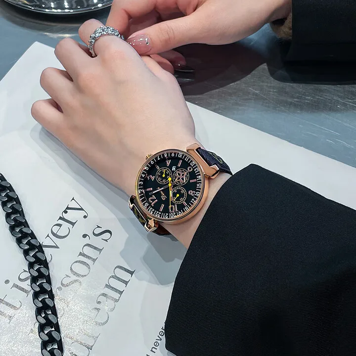 Dimi relógio feminino marca de moda na moda nicho luz luxo cinto quartzo novo relógio dar sua namorada um presente aniversário