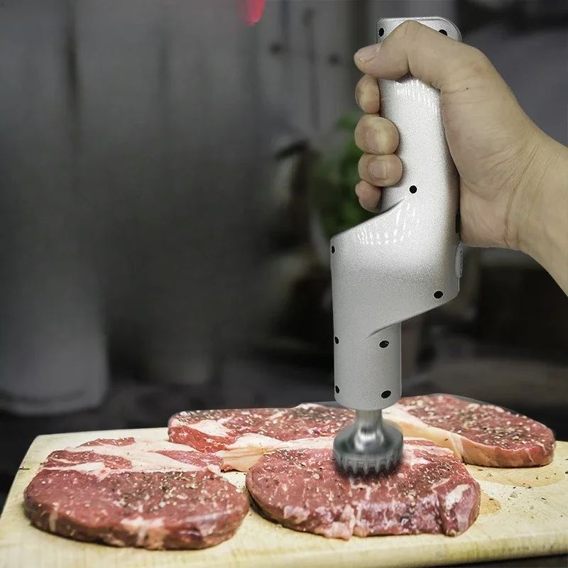 Electric meat tenderizer, rechargeable meat hammer, special meat loosening hammer for household steak and pork chops