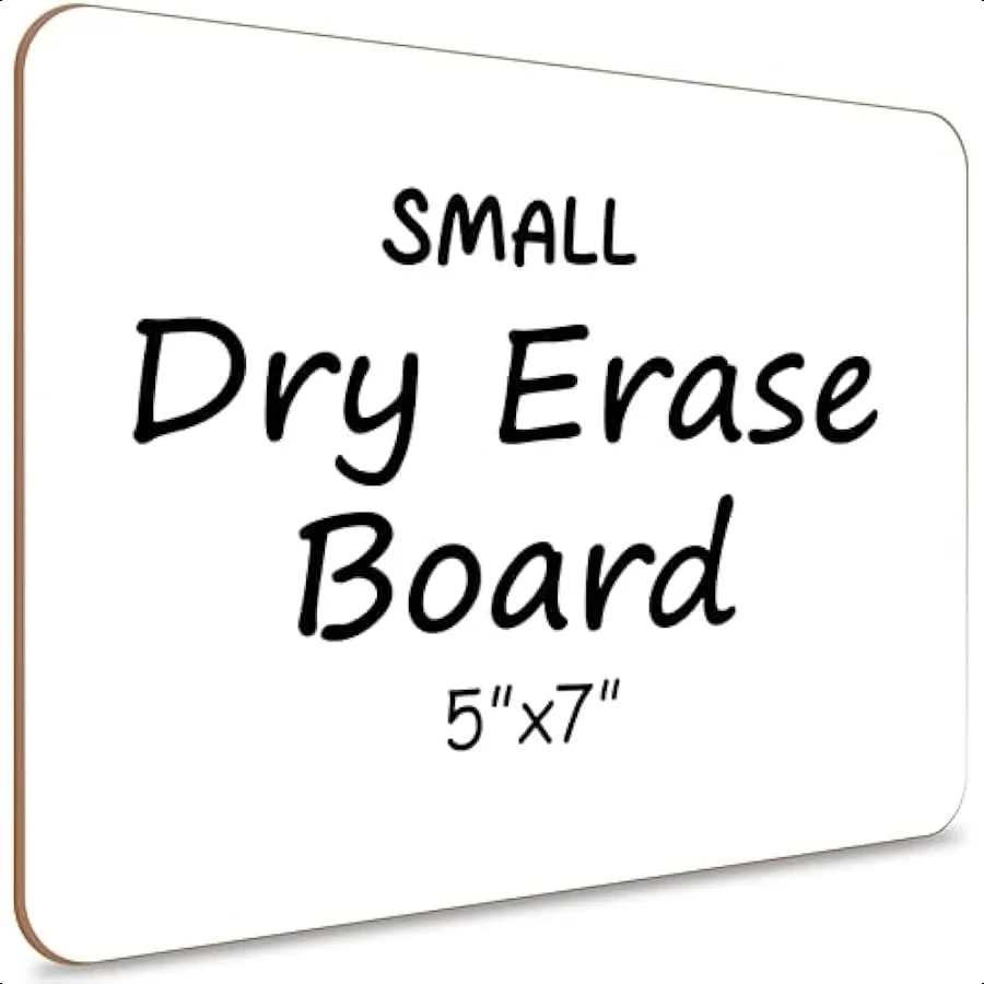 

Small White Board Dry Erase Mini Whiteboard 5x7 Inch Small Dry Erase Board Marker Board Dry Erase Lapboards Handheld Personal W