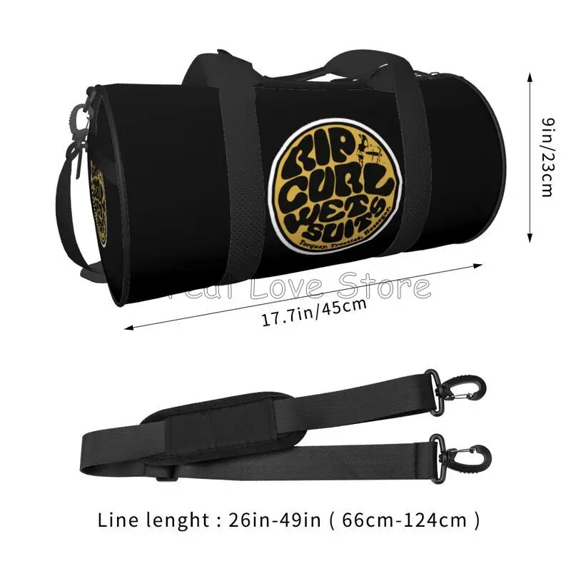 립 컬 오스트레일리아 서핑 여행 더플백 위켄더 오버나이트 러기지 백 지퍼 프랙티스 캔버스 가방 (헬스장, 스포츠, 요가용)