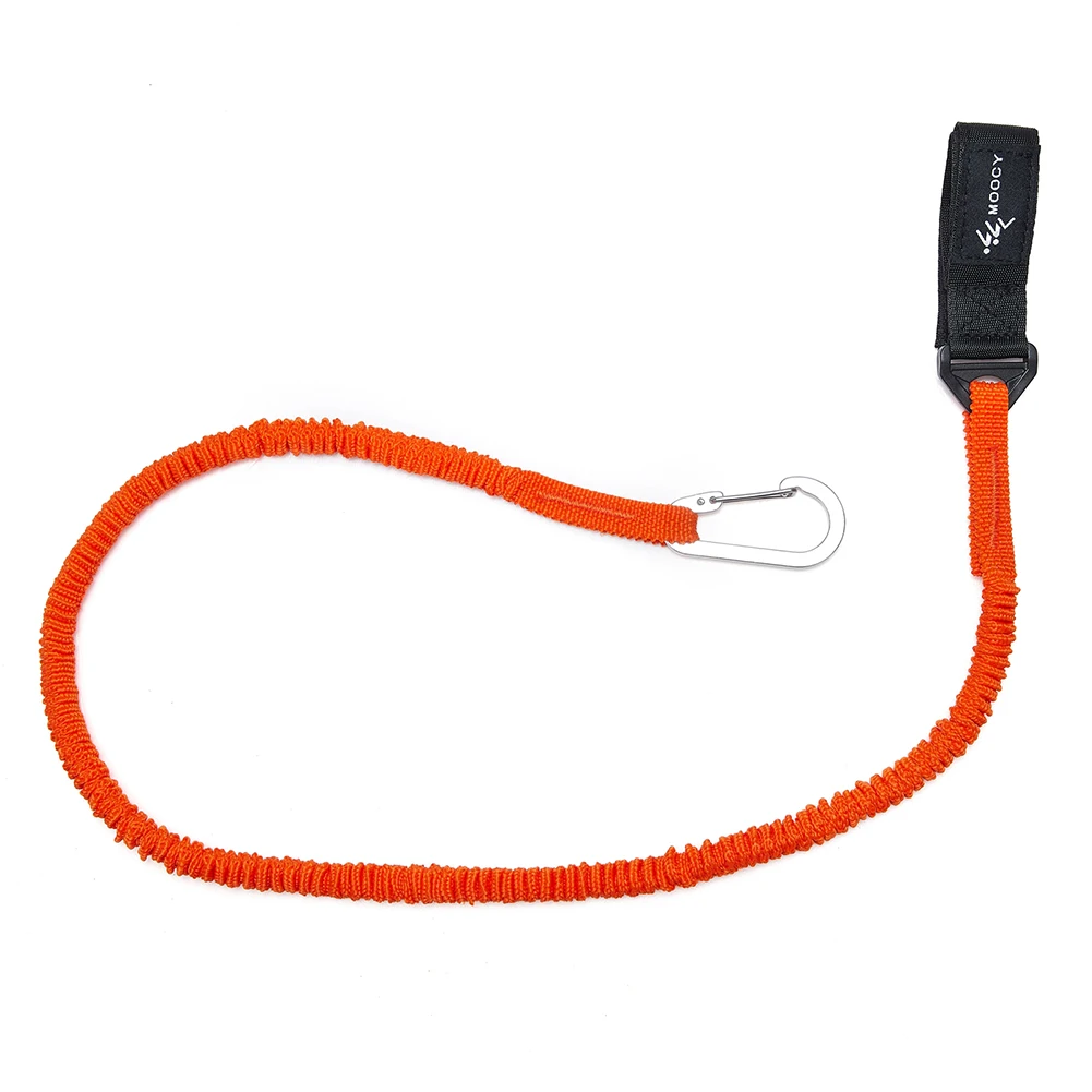 Correa elástica para remo de Kayak, gancho de seguridad, cordón en espiral, accesorios para barcos, correa de remo para canoa de alta resistencia
