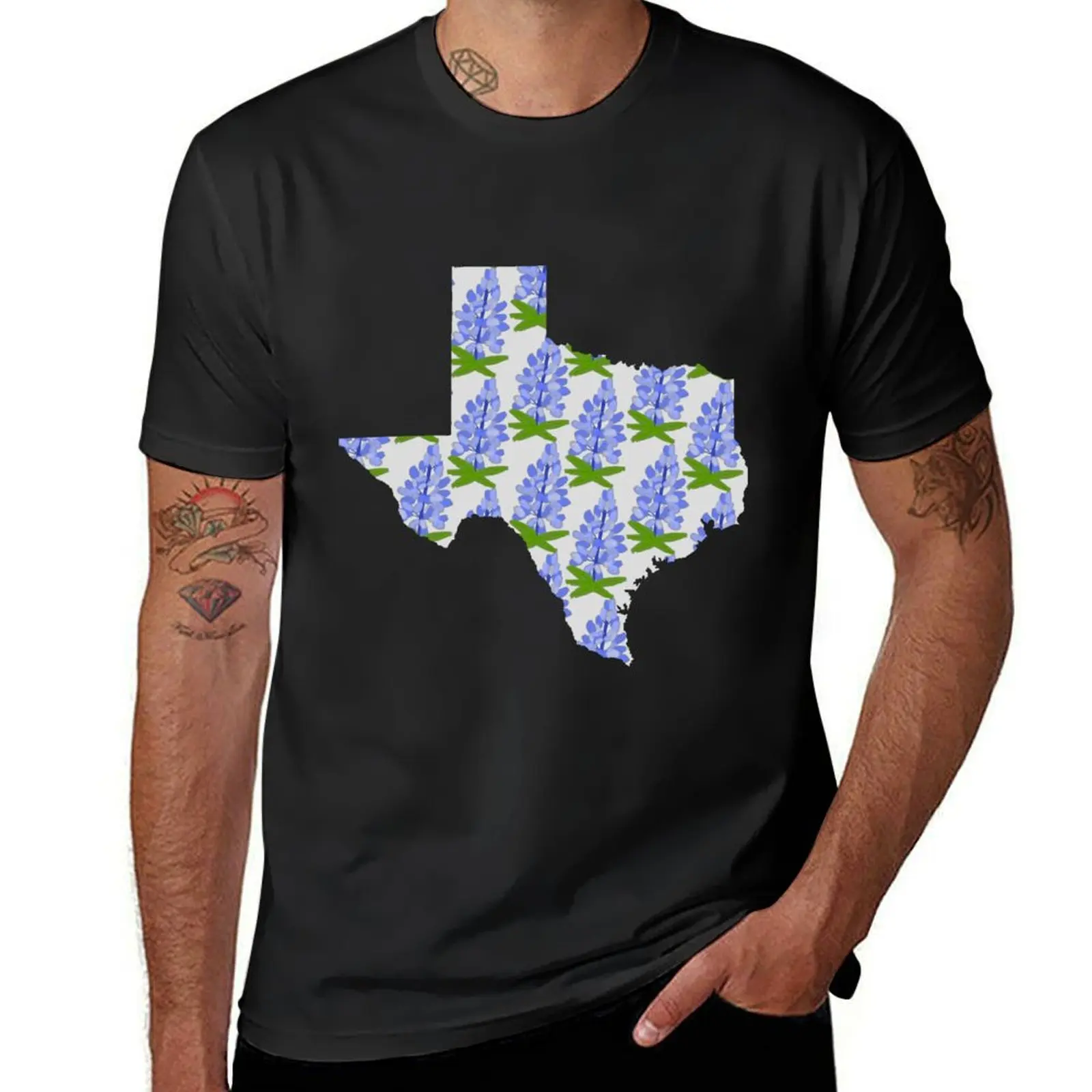 

Texas Bluebonnets T-Shirt vintage anime shirt summer 2025 sweat compression shirt men