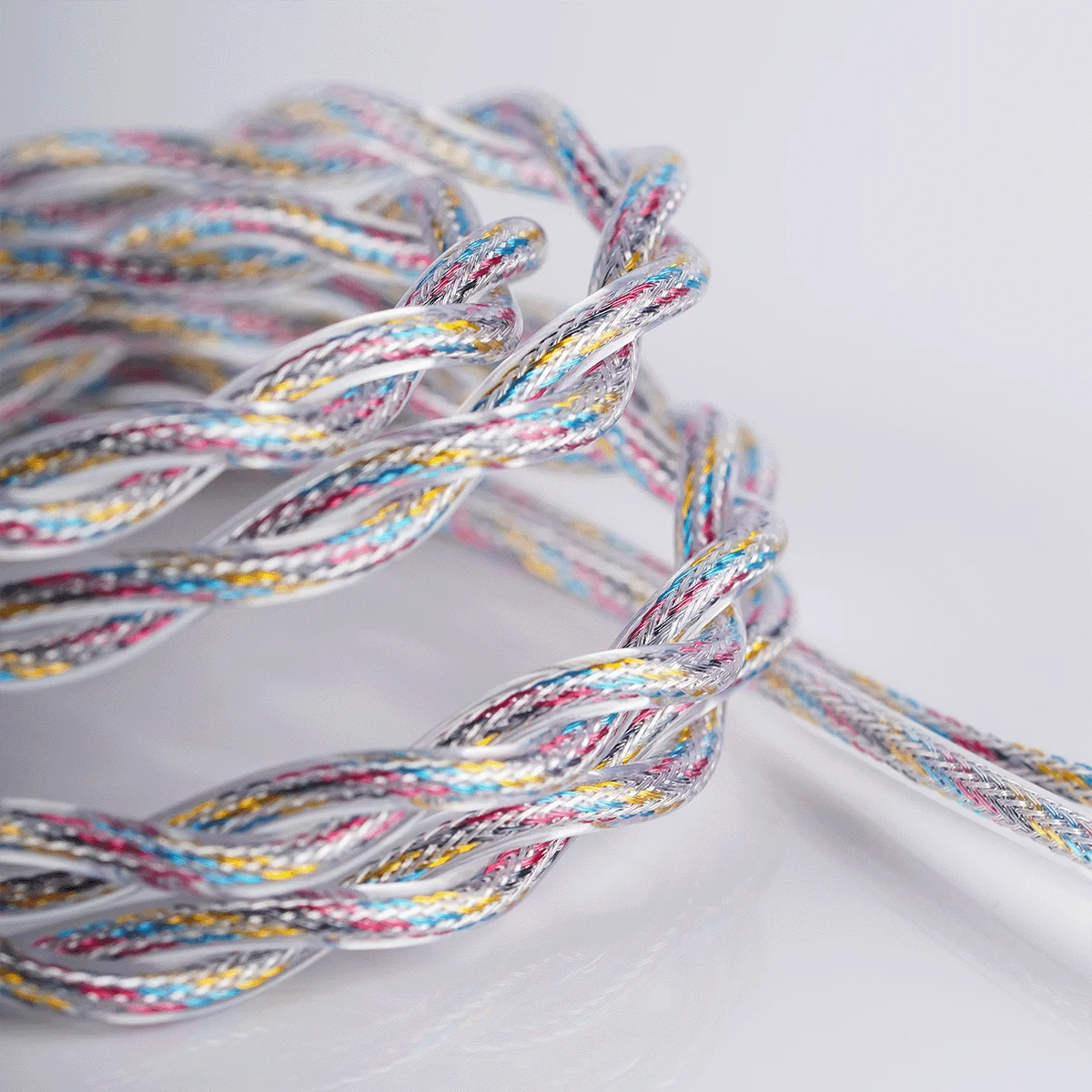 NICEHCK ColorXYZ Audio Wire Furukawa Copper Silver Alloy+Zinc Copper Alloy Conductor Cable 2Pin/QDC for Odyssey 2 Dawn-X Rockies