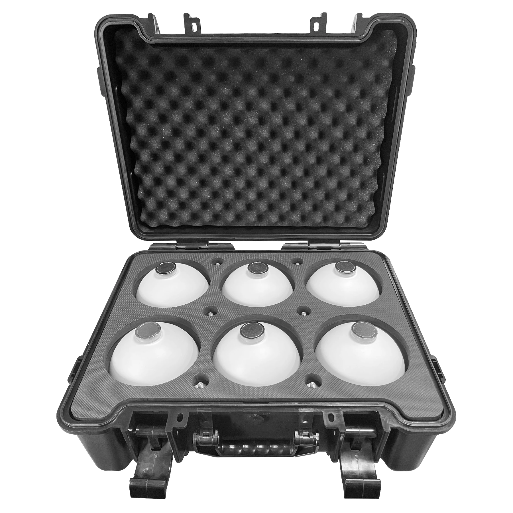 145mm Survey Target Balls with Aluminum Carrying Case 3D Laser Scanning Target Spheres with Magnetic Base Compatible with FARO