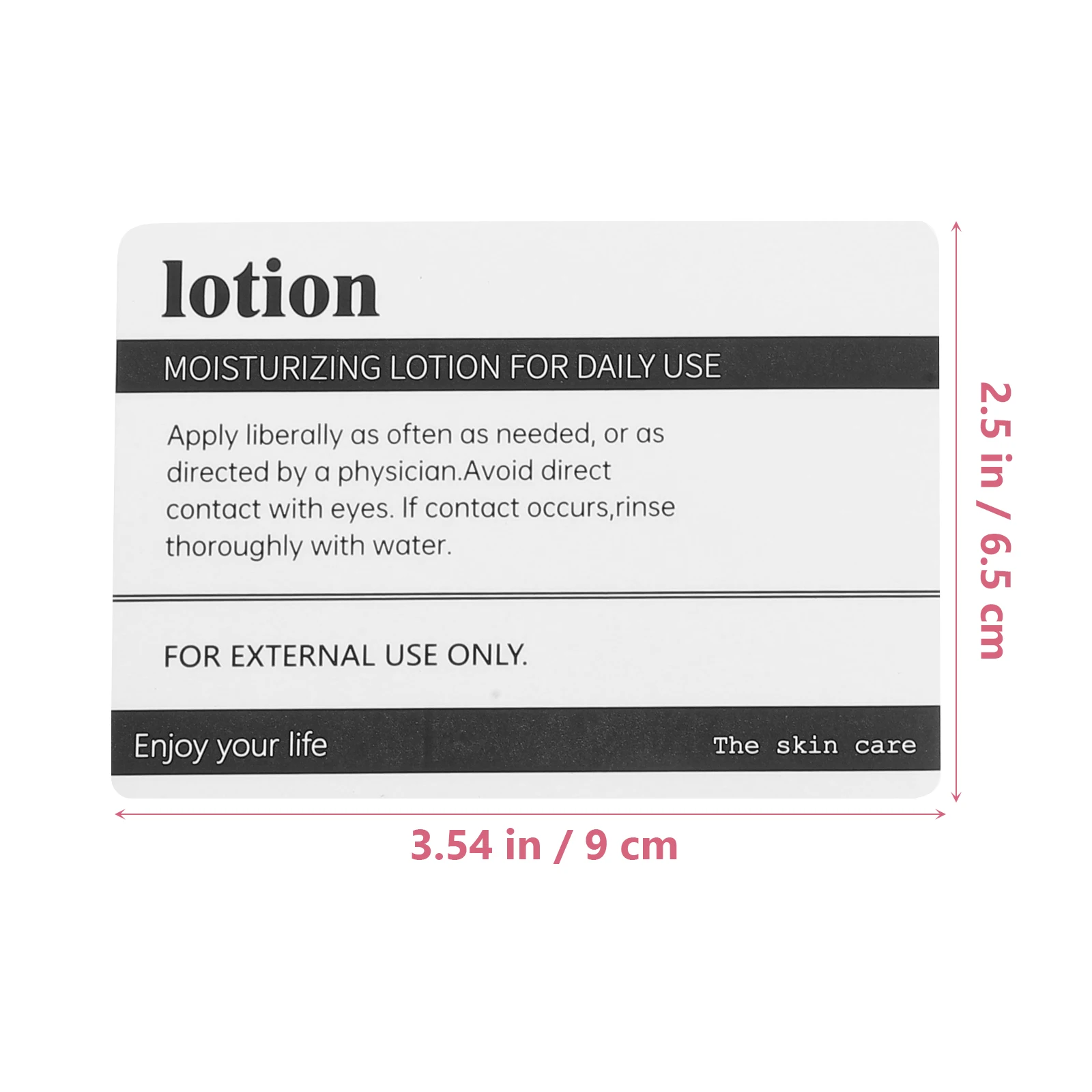 

8 Sheets PVC Adhesive Stickers Bathroom Toiletries Labels Self adhesive Bottle Tags Skincare Product Label Sticker