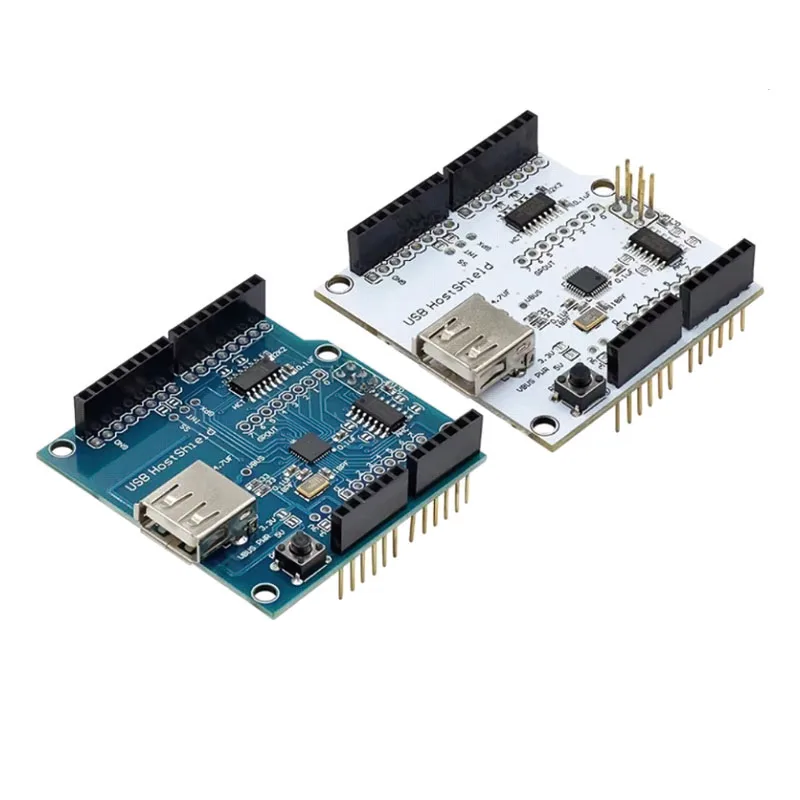 USB Host Shield Expansion Board Android ADK UNO MEGA MAX3421 Compatible Blue Black Development Board Module DIY