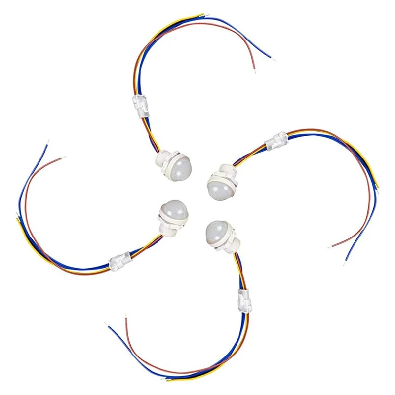 ABFN-4Pcs Выключатель света с датчиком движения, интеллектуальный переключатель обнаружения датчика PIR, AC110-240V, умный выключатель света для потолка или настенного монтажа