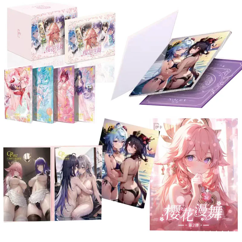 

Goddess Story Collection Booster Box Cards YK Cherry A6 Card Rare Anime Playing Party Board Game Toys For Children Party Games