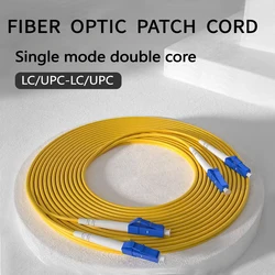 Puente de doble núcleo de modo único, cable de fibra óptica de 3,0mm, diámetro LC/UPC-LC/UPC