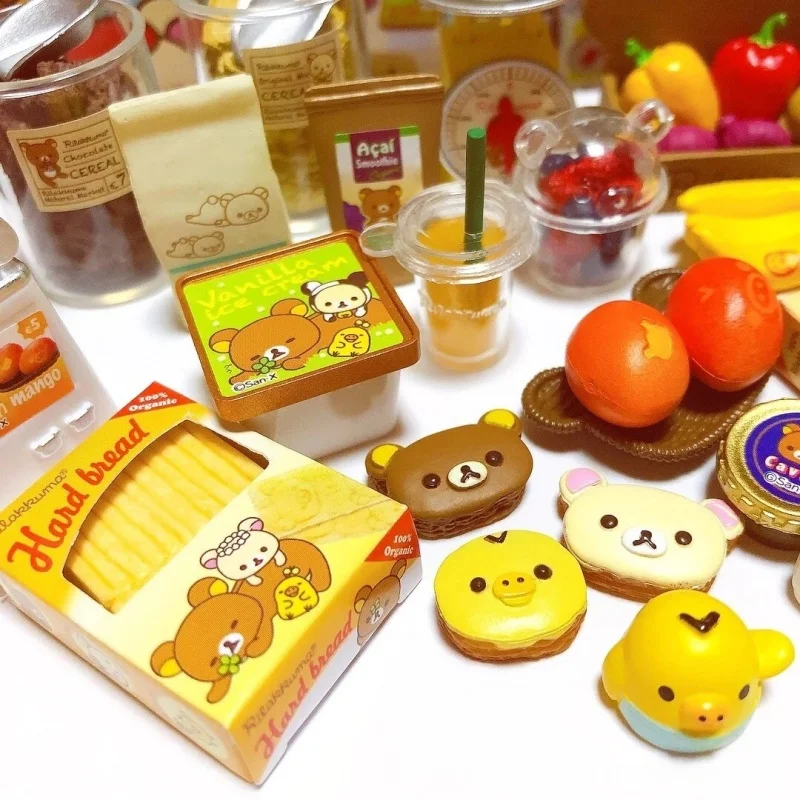 레멘트 미니어처 씬 레이지 베어 내추럴 마켓 슈퍼마켓 블라인드 박스 데스크탑 장식품 수집용 피규어 장난감 및 취미