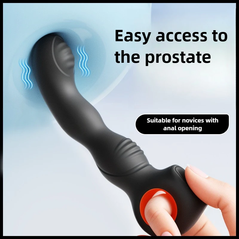 Prostate Vibrator Remote Control Buckle Massager Vibrating Butt Plug Erotic Tool Adult Sex Product Gay Anus Toy 18+ For unisex