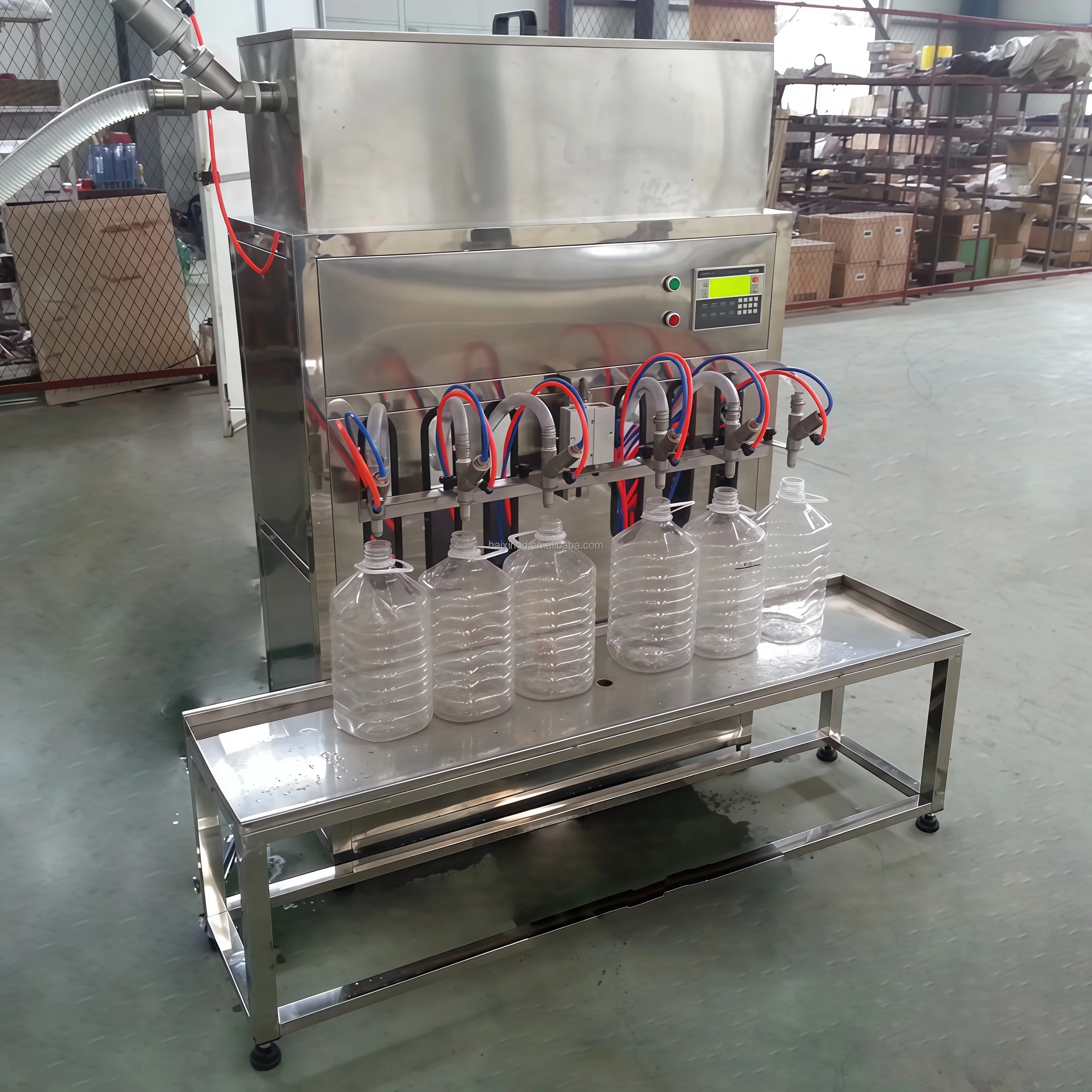 

Wholesalers Online Semi Automatic Bottle Can Water Wine Juice Edible Lubricating Oil Quantitative Liquid Filling Machines