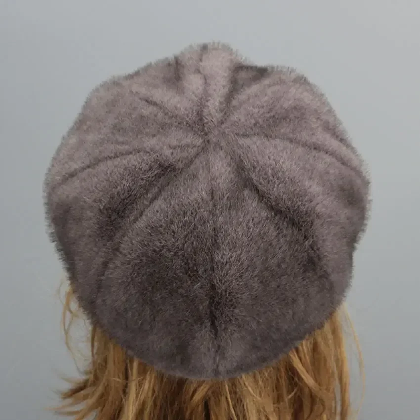 Ladies Casual Faux Fur Hat Autumn Winter Hats For Women  display picture 1