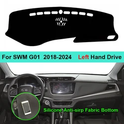 Silicone Non-Slip Car Auto Dashboard Cover For SWM G01 2018-2022 2023 2024 LHD Dash Mat Pad Carpet Cushion SunShade Acessorios