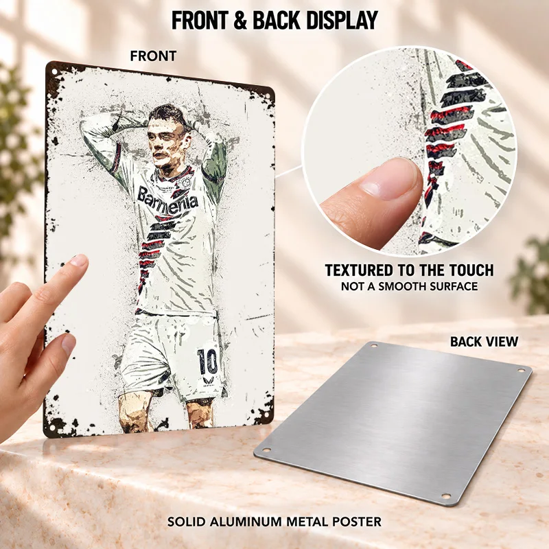 Florian Wirtz Aluminum Posters Champion Legacy Design Home Office Wall Art Customized Metal Sign Collector Gift For Supporters