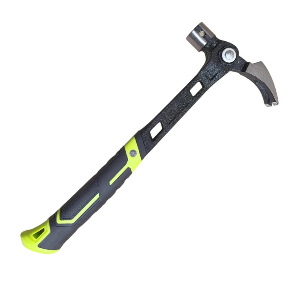 35.5*10*3.5cm Versatile Claw Hammer Adjustable Angle Anti-Slip Shock-Absorbing Handle For  Workshop, Construction & Remodeling