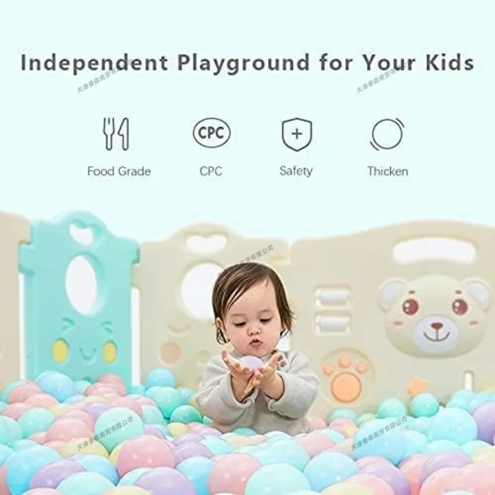 100Pcs Colorful Ocean Balls for Kids Sensory Toys Baby Pool Pit Game Outdoor Play Water Air Bubble Balls Educational Funny Toys