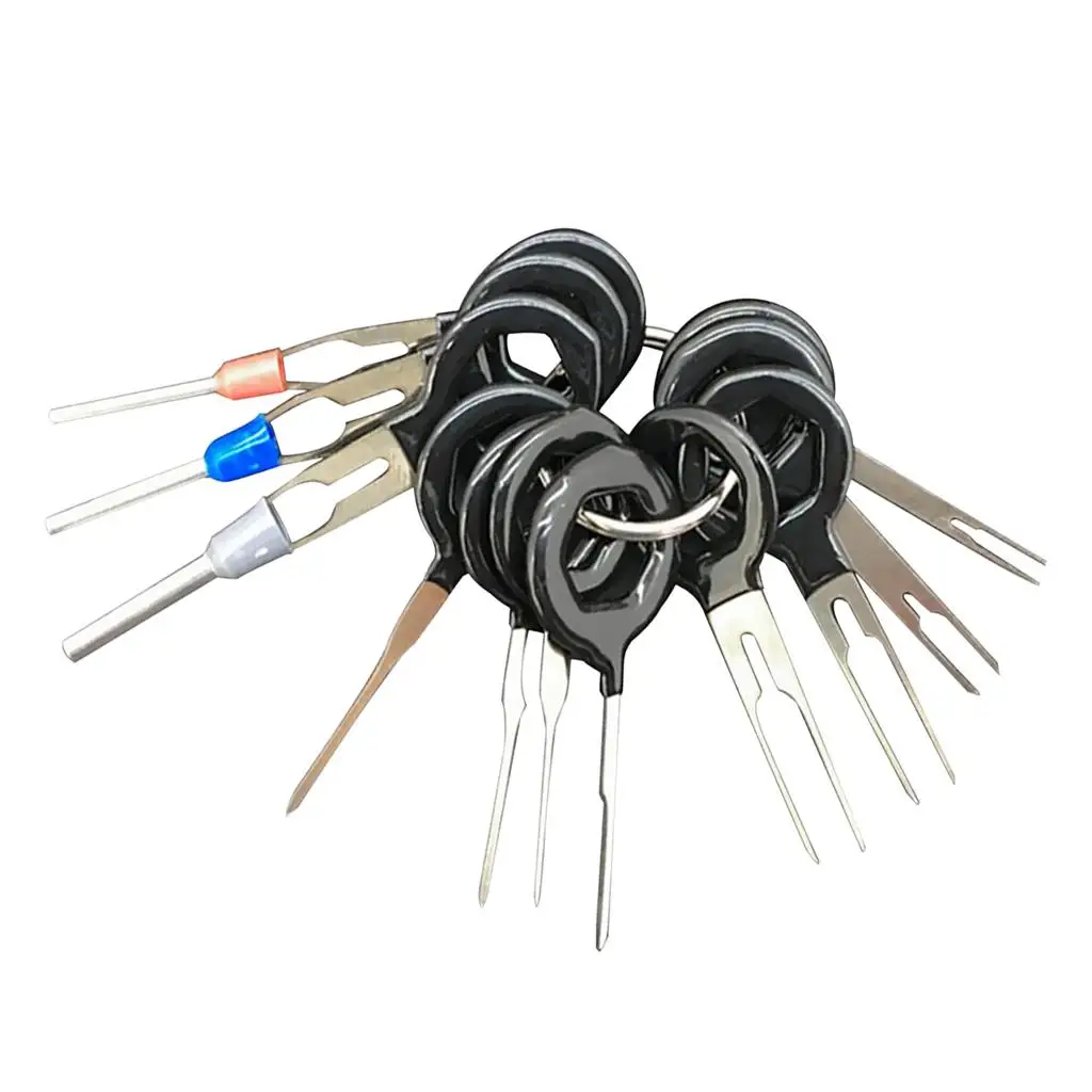 Professional Connector Pin Extractor Spring Steel Terminal Removal Tool Car Wiring Crimp Extractor Kit for Auto Repair