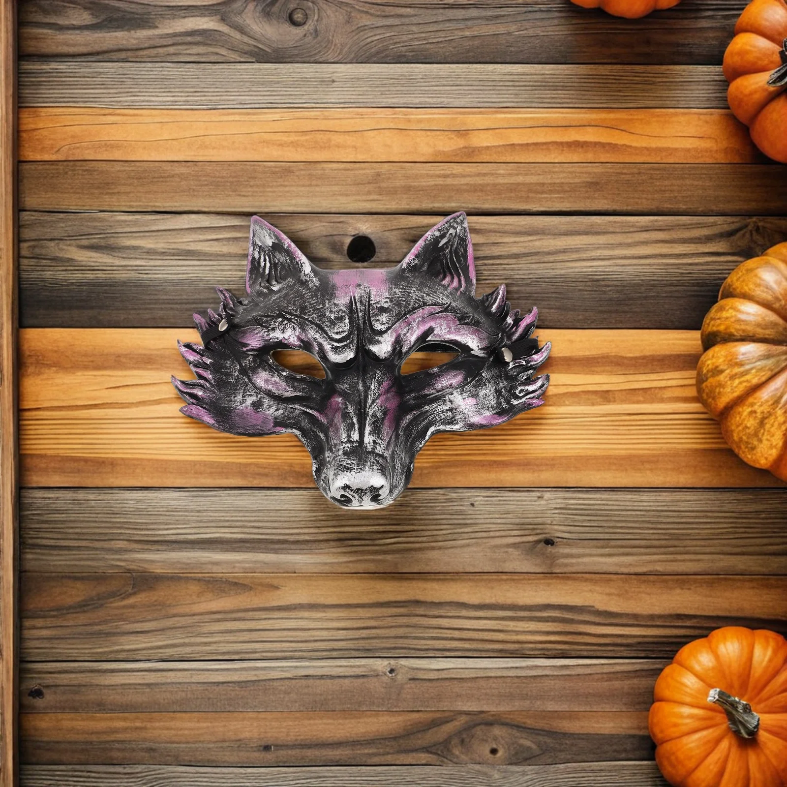 

3D Animal Fox Mask PU Lifelike Details Halloween Party Cosplay Masquerade Carnival Accessory Fox Mask Party Accessories