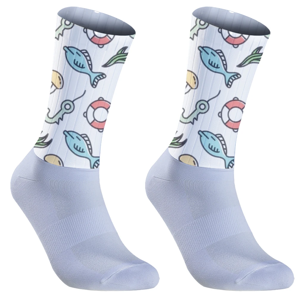 Chaussettes de compression de vélo de route Pro Mountain CamSolomon, chaussettes de course de sports de plein air, chaussettes de cyclisme VTT, haute qualité