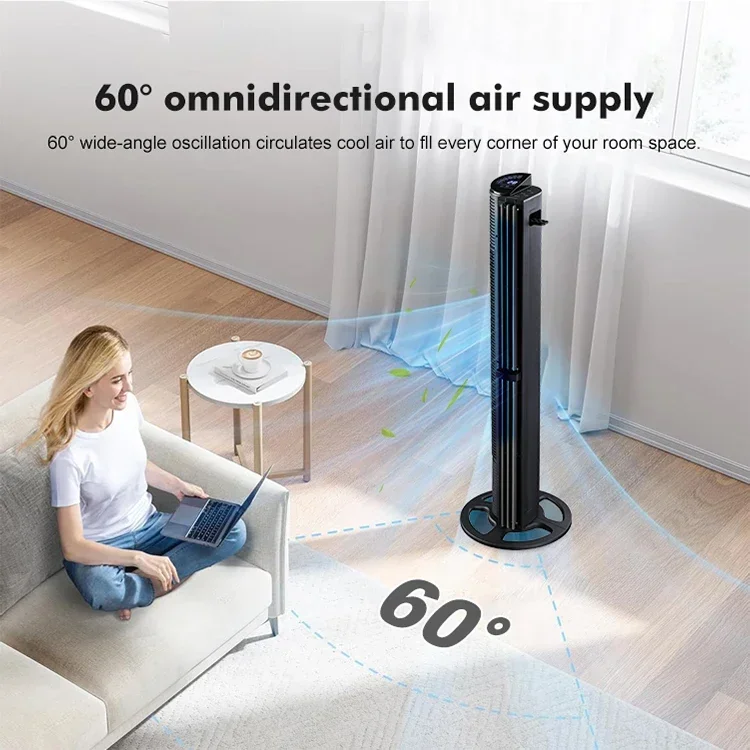 Intelligent cooler fan household ecological model tower household remote control tower fan