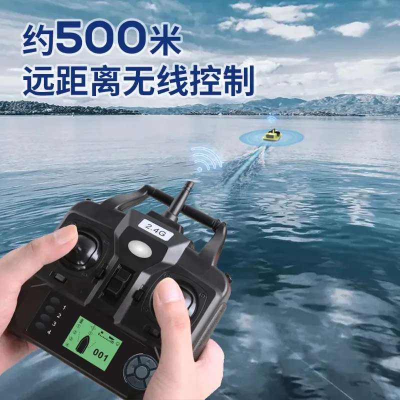 Intelligent Remote Control Fishing Bait Boat for Automatic Bait Delivery