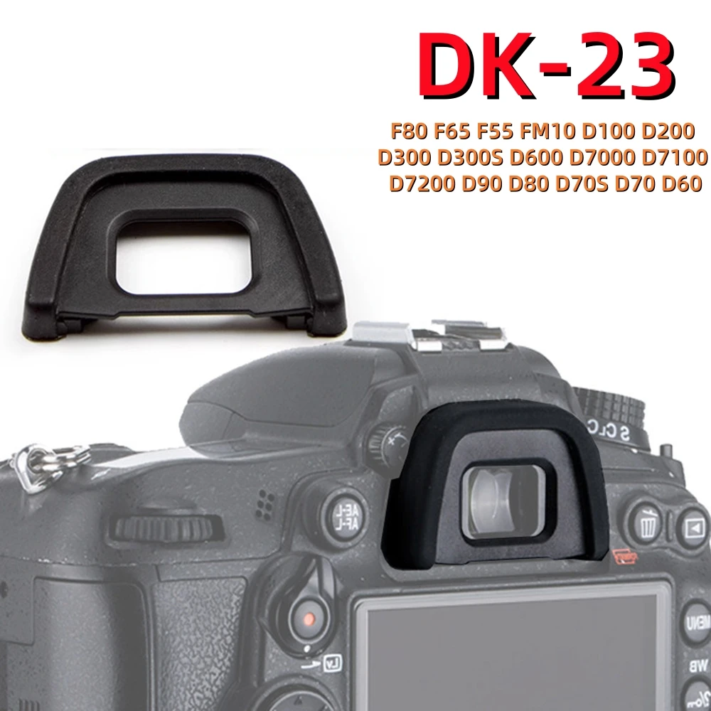 Protetor de Visor de Câmera em Silicone Macio DK-23 para Nikon D200 D600 D7000 D7100 D7200 D90 D80 D300 D300S Acessórios DSLR