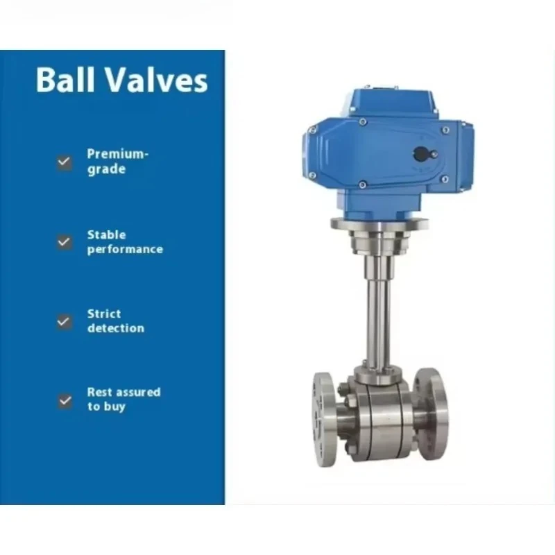 Válvula de mariposa eléctrica Q961F para G como temperatura ultrabaja -196 ℃   Brida de soldadura 304 para nitrógeno líquido GNL