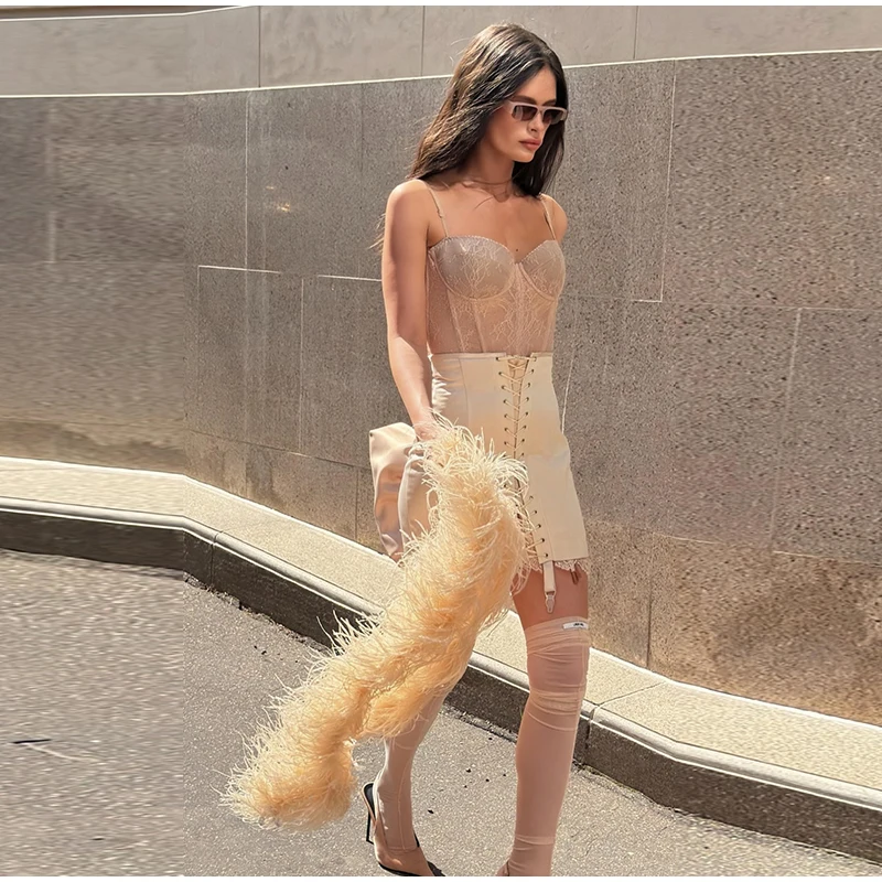 Urban Lace Patchwork Women Skirt image 21