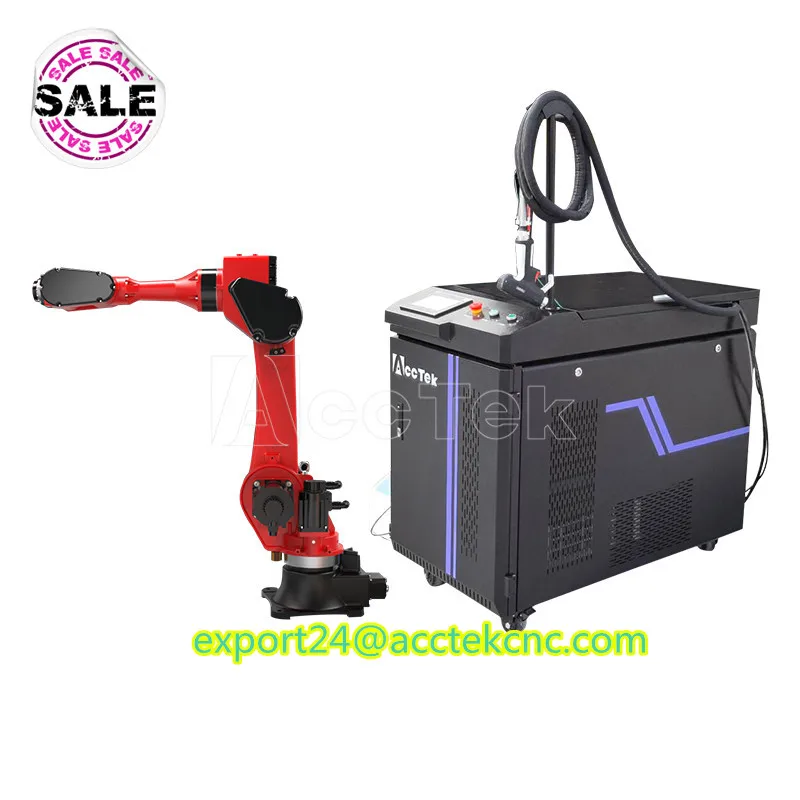 1500W 2000W 3000W Optional Optical Fiber Other Equipment Wire Metal Prices Robot Arm Automatic Laser Welding Machine