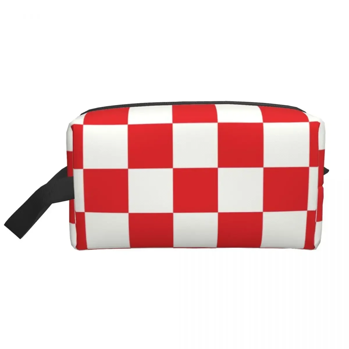 Croatia Style Chess Cosmetic Bag Women Kawaii Large Capacity Makeup Case Beauty Storage Toiletry Bags