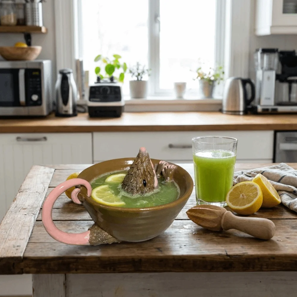 Grinder Tool Resin Mouse Shape Grinding Bowl Funny Non-Slip Juicing Bowl Spices Mashing Bowl Manual Grinder Kitchen Use