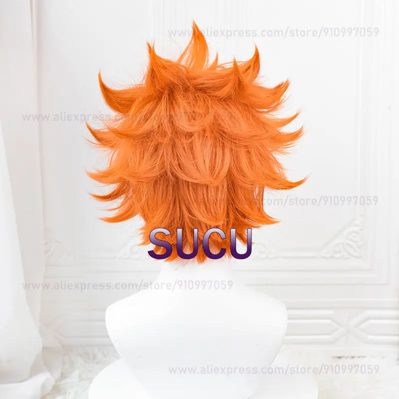 Anime Shoyo Hinata parrucca Cosplay High School volley Club capelli resistenti al calore capelli sintetici Halloween COS parrucche