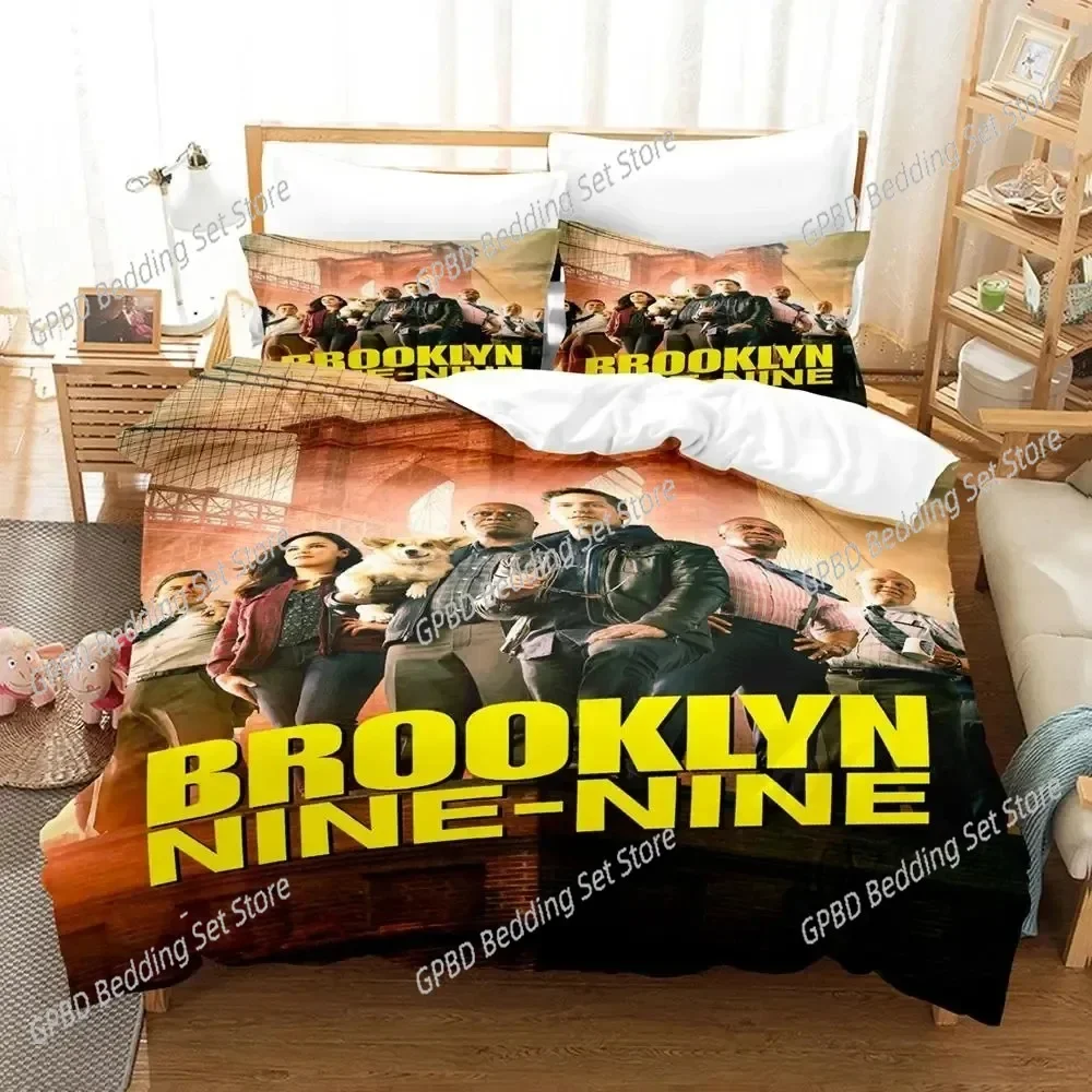 

3D Print Brooklyn Nine-Nine Comfortable Duvet Quilt Cover Pillowcase Bedding Set Children Bedroom Decoration Home Textile