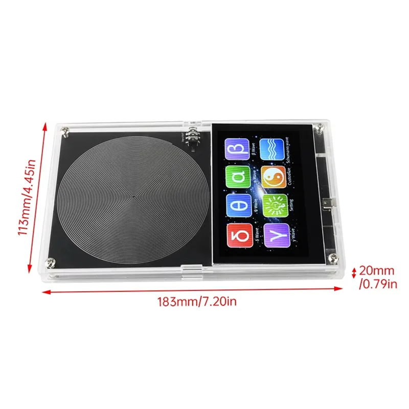 N75R-Schumann Resonance Frequency Generator DC 5V 0.01-99999Hz Adjustable Wave Audio Resonator