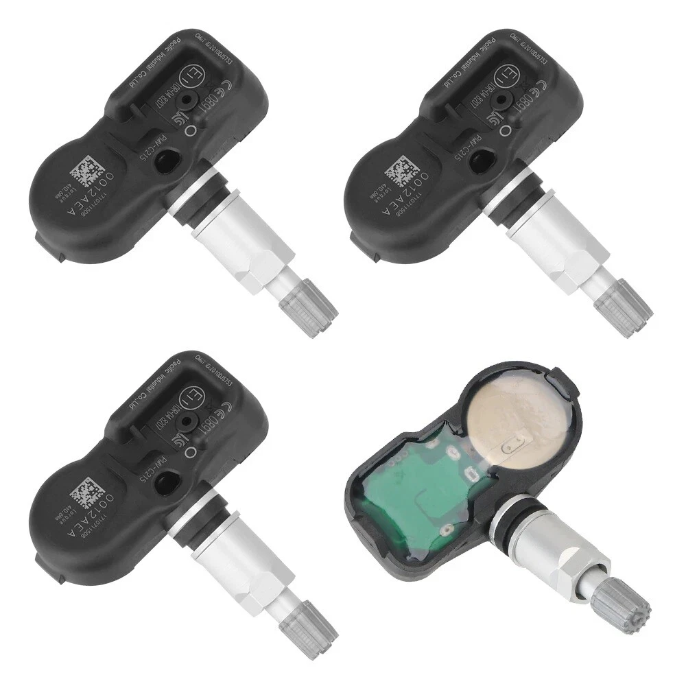4PCS Tire Pressure Monitor Sensor for Toyota C-HR Pacific Camry PMV-C215  Corolla Lexus LS500h LX570 42607-48020 433MHz