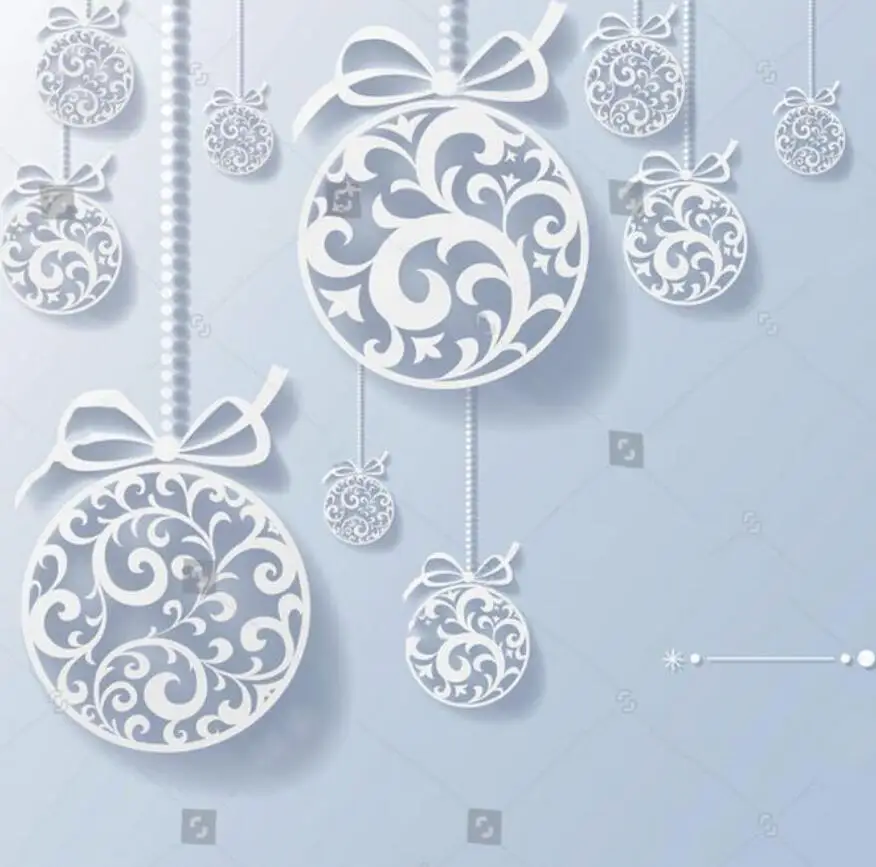 Christmas ball decoration bow Metal Cutting Dies Cut Die Mold Scrapbooking Paper Knife Mould Blade Punch Stencils