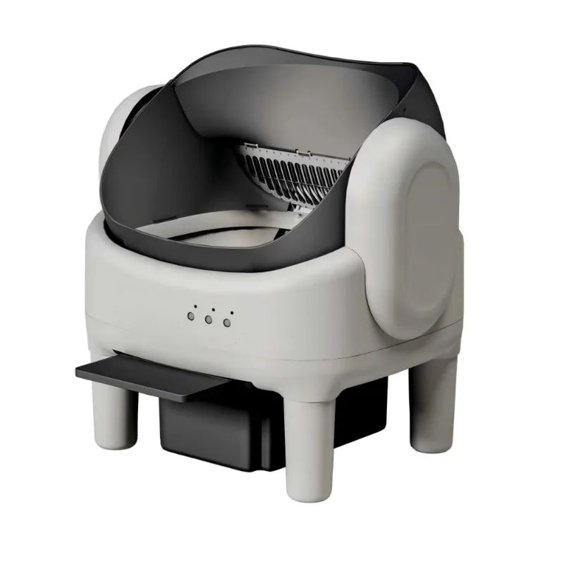 Automatic cat litter box, large space smart cat toilet, automatic self-cleaning deodorant cat litter box