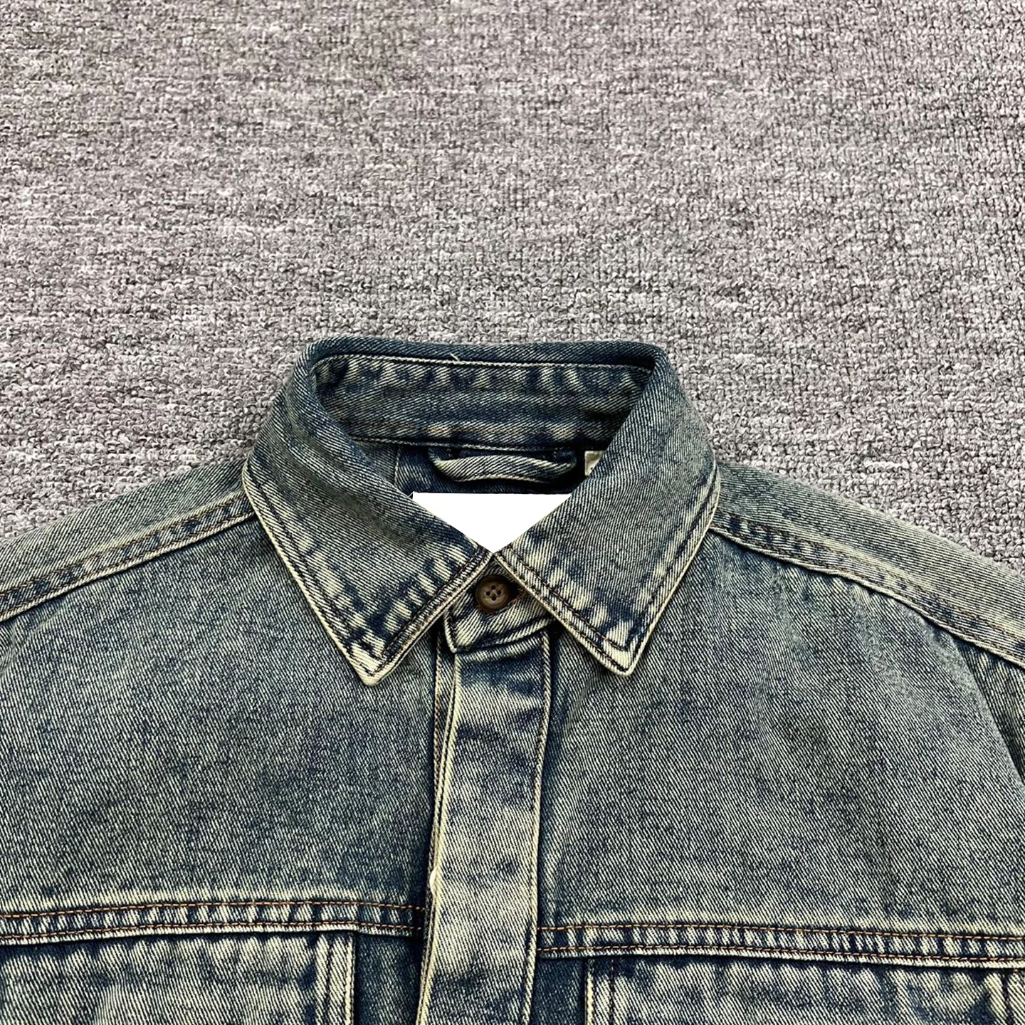 Men's Vintage American Style Thickened Loose Fit Shirt Autumn Fashion Casual Wear Resold out of Stock Original Material