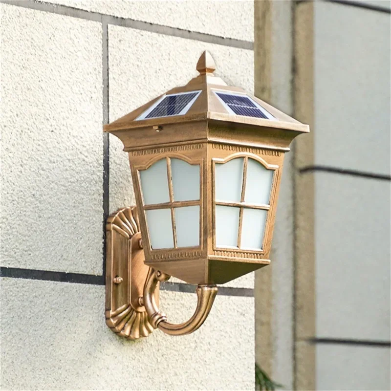 

DORIAN Outdoor Solar Wall Sconces Light LED Waterproof IP65 Modern Lamp for Home Porch Decoration