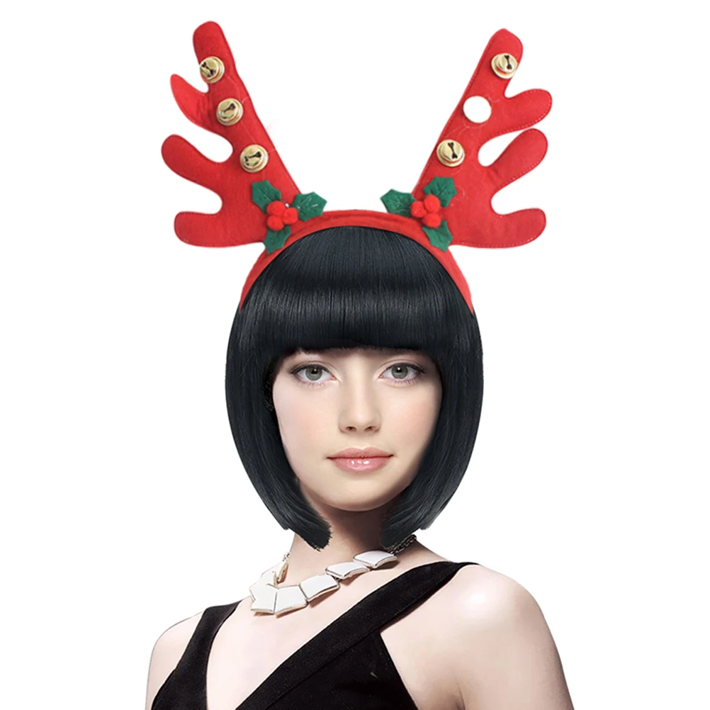 

Reindeer Headb Hair Hoop Christmas Halloween Costumes Adult Kids Women Deer Antlers Durable Non Fading DeformationCelebrations