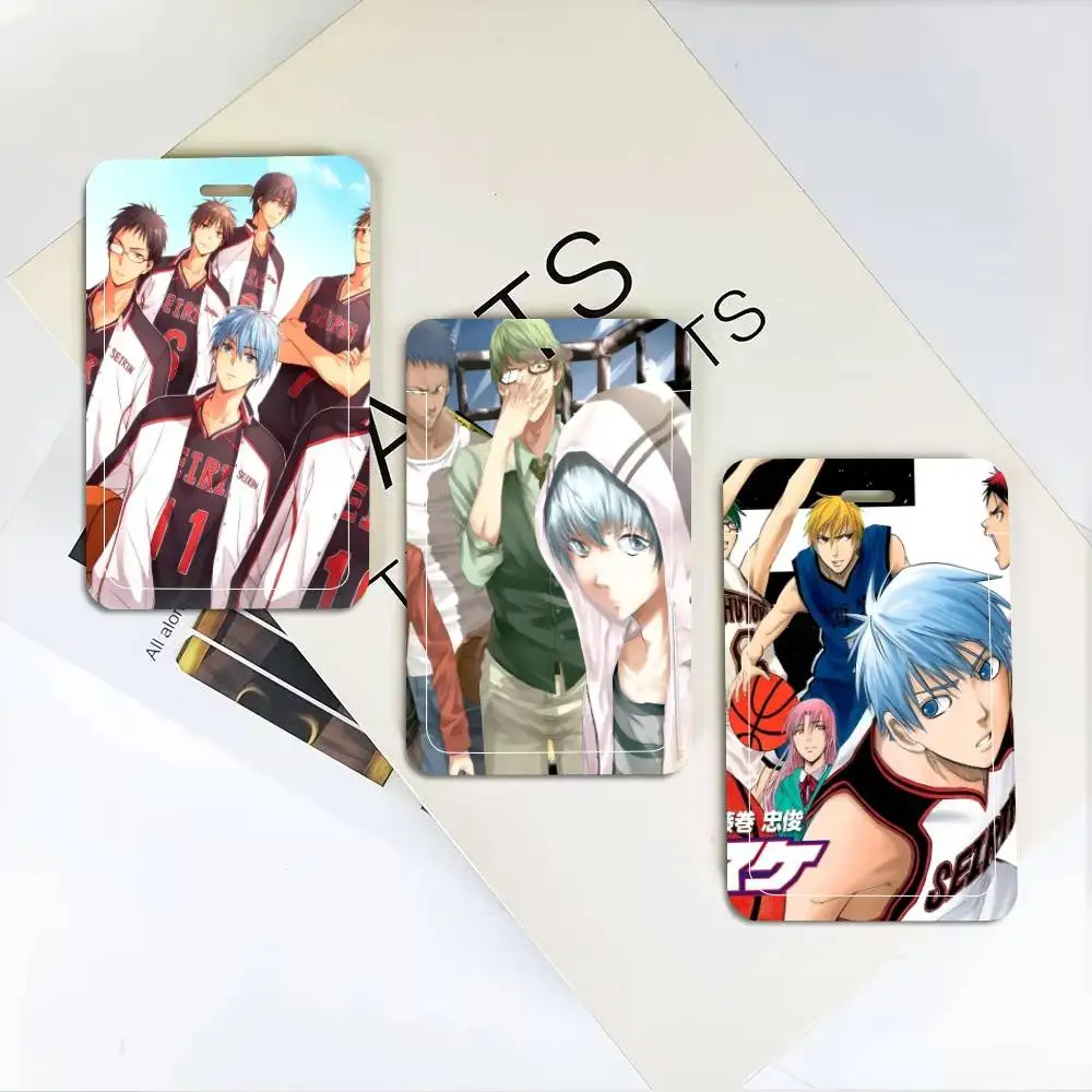 Sports Anime Kurokos Basketball ID Card Holder Neck Strap Pendant Door Badge Holder Lanyards Keychain Work Credential